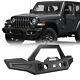 Offroad Front Bumper For 18-22 Jeep Wrangler Jl Jlu 2dr 4dr Powder Coated Steel