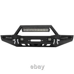 PICKOOR Front Bumper Guard Bar Fog Lamps For 1984-2001 JEEP Cherokee