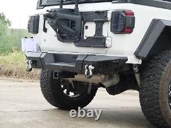 Rear Bumper Assembly for Jeep Wrangler 2018-2023 JL withLicense Bracket & 2D-Ring