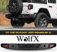 Rear Bumper For 2018 2019 2020 2021 2022 2023 Jeep Wrangler Jl Withled Brake Light