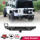 Rear Bumper For 2018-2023 Jeep Wrangler Jl/jlu 4 Door Steel Withd Ring Shackles