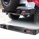 Rear Bumper For 2018-2023 Jeep Wrangler Jl Jlu 2&4 Door Withled Lights Black Steel