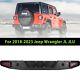 Rear Bumper For 2018-2023 Jeep Wrangler Jl Jlu Withled Lights Powder Coated Bumper