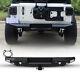 Rear Bumper For 2018-2023 Jeep Wrangler Jl Withd-rings+2hitch+license Plate Stand