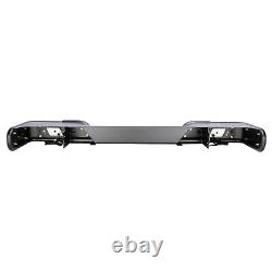 Rear Bumper Powder Coated Steel For 2018-2023 Jeep Wrangler JL JLU withLED lights