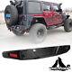 Rear Bumper For 07-2018 Jeep Wrangler Jk With Led Brake Lights Powder Coated Steel