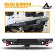 Rear Bumper For 2007-2018 Jeep Wrangler Jk Jku 2&4door With D-rings & 2 Receiver