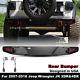 Rear Bumper For 2007-2018 Jeep Wrangler Jk Jku With Led Lights Coated Steel