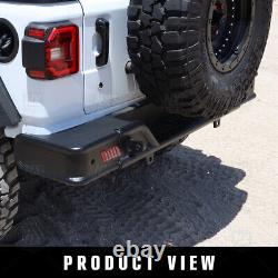 Rear Bumper for 2018-2022 Jeep Wrangler JL JLU Full Width Offroad with LED lights