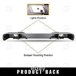 Rear Bumper for 2018-2022 Jeep Wrangler JL JLU Full Width Offroad with LED lights