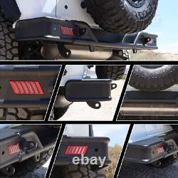 Rear Bumper for 2018-2022 Jeep Wrangler JL JLU Full Width Offroad with LED lights