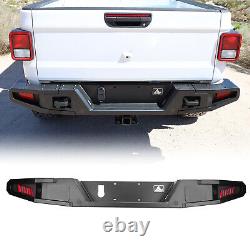 Rear Bumper for 2019 2020 2021 2022 2023 Jeep Gladiator JT withTowing Hooks Heavy