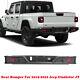 Rear Bumper With Brake Light For 19-22 Jeep Gladiator Jt Black Powder Coated Steel