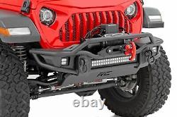 Rough Country Winch Bumper Skid Plate for Jeep Gladiator/Wrangler JK JL JT