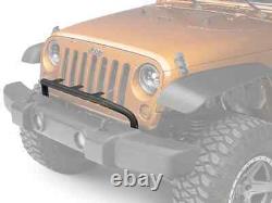 Rugged Ridge 11232.20 Textured Black Front Bumper Mount Light Bar Jeep Wrangler