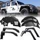 Steel Fender Flares/inner Fender Liners Kit For 2018-2024 Jeep Wrangler Jl Jlu