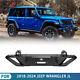 Steel Front Bumper For 19-23 Jeep Gladiator Jt Wrangler Jl/jlu Powder Coated