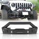 Steel Front Bumper For 2007-2024 Jeep Wrangler Jk/jl&gladiator Jt Withled Lights