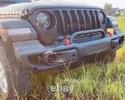 Steel Front Bumper Guard Fits for Jeep Wrangler JK 07-17 Black Roll Protect Bar