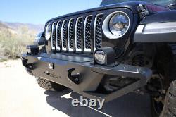 Steel Front Bumper Off-road for 2019-2021 Jeep Wrangler JL JLU LED Fog Lights