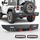 Steel Front Bumper/rear Bumper For 2007-2018 Jeep Wrangler Jk Jku With2d-rings