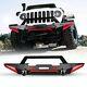 Steel Front Bumper For 2007-2024 Jeep Wrangler Jk Jl Jt Withd-ring & Winch Plate