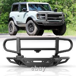 Steel Rear / Front Bumper for 2021 2022 2023 Ford Bronco DIY Detachable Net Kits