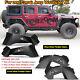 Textured Fender Flares Or Inner Fenders Liners For 2007-2018 Jeep Wrangler Jk