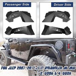 Textured Fender Flares or Inner Fenders Liners for 2007-2018 Jeep Wrangler JK