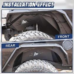 Textured Fender Flares or Inner Fenders Liners for 2007-2018 Jeep Wrangler JK