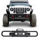 Textured Front Bumper/rear Bumper For 2018-2024 Jeep Wrangler Jl Jlu With2d-rings