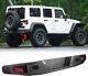 Textured Rear Bumper For 2018-2024 Jeep Wrangler Jl Jlu Withled Lights Black Steel