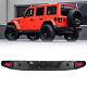 Upgrade For 2018-2023 Jeep Wrangler Jl Steel Rear Bumper Protector Withled Light