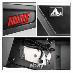 Upgrade For 2018-2023 Jeep Wrangler JL Steel Rear Bumper Protector withLED Light