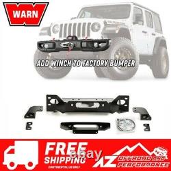 WARN EO Steel Bumper Winch Plate For'18-Up Jeep Wrangler JL JLU Rubicon 101255