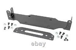 Winch Mounting Plate for 18-23 Jeep JL Wrangler withOE Modular Steel Bumper 10652